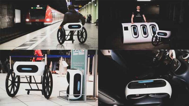 Revolve Air, Kursi Roda Lipat yang Bisa Masuk ke dalam Bagasi Kabin