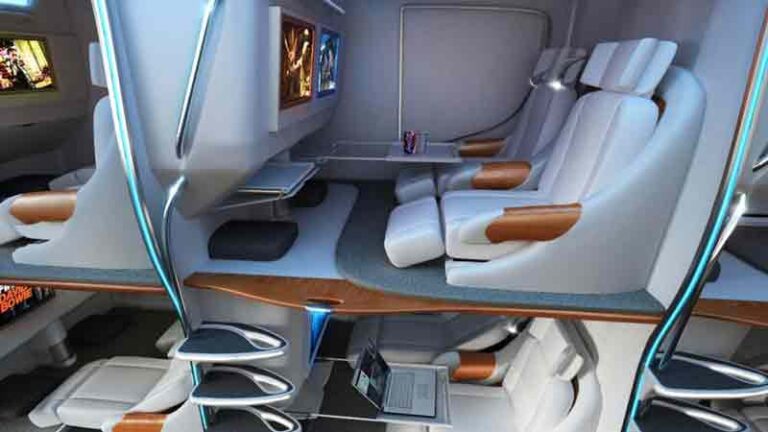 Mirip Sleeper Bus, Begini Desain Tempat Tidur Double Decker ‘Hotel Udara’ di Pesawat