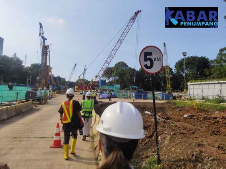 PPKM Level 3, Jumlah Penumpang Naik, MRT Jakarta Fase 2 CP203 Mulai Rekayasa Lalu Lintas