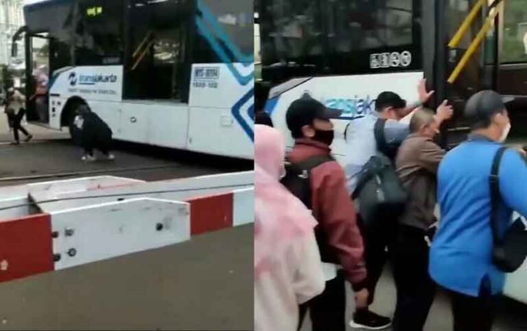 Bus TransJakarta Mogok di Tengah Perlintasan Kereta, Ini Kemungkinan Penyebabnya