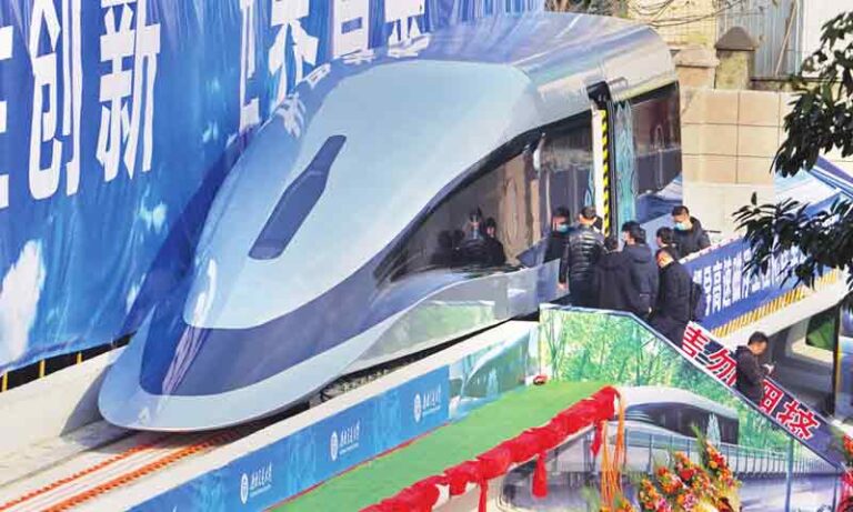 Cina Buat Jalur Uji Coba Kereta Maglev Berkecepatan 1.000 Km Per Jam