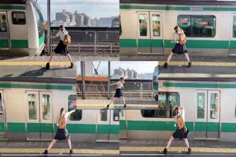 Bikin Sensasi, Idola Muda Jepang Pamer Kekuatan Tarik dan Lepas Kereta di Stasiun