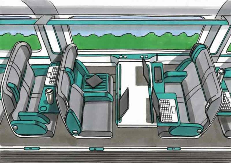 Inilah Interior Kereta Pasca Pandemi, Hadirkan Fleksibilitas Bagi Penumpang