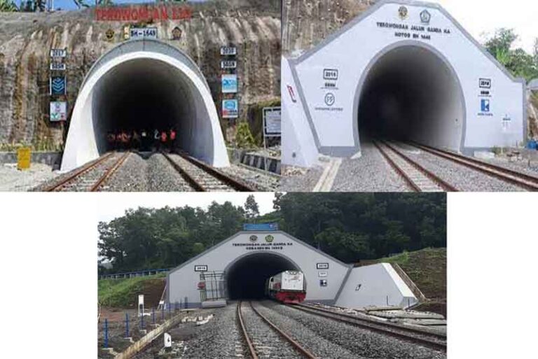 Tiga Terowongan Jalur Ganda ‘Hiasi’ Jalur Kereta Api Lintas Selatan Jawa