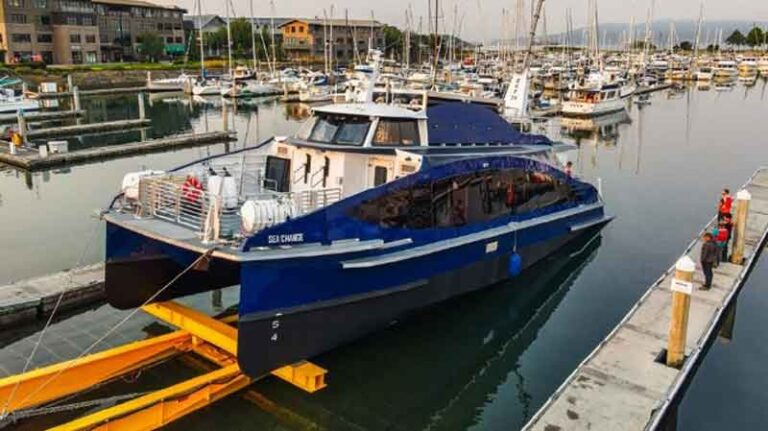 “Sea Change” – Kapal Ferry Bertenaga Hidrogen Pertama yang Meluncur di Amerika Serikat