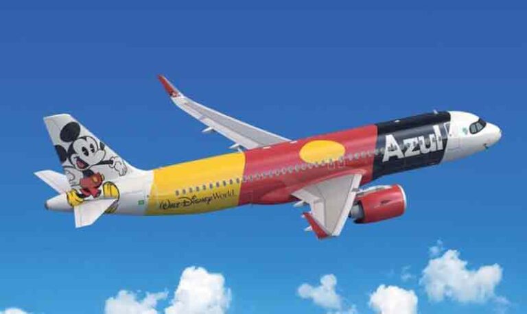 Airbus A320neo Azul Livery Mickey Mouse Siap Terbang Perdana