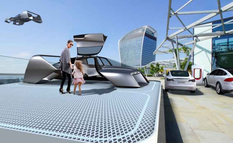 Leo Couple, eVTOL Tiga Kursi yang Bisa Diparkir di Garasi Mobil