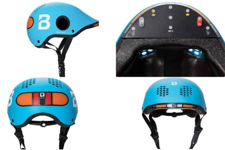 Classon – Helm Sepeda dengan Lampu LED plus Kamera Video Depan-Belakang