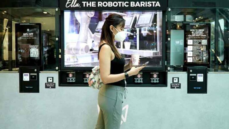 Robot Barista Hadir di 30 Stasiun MRT Singapura