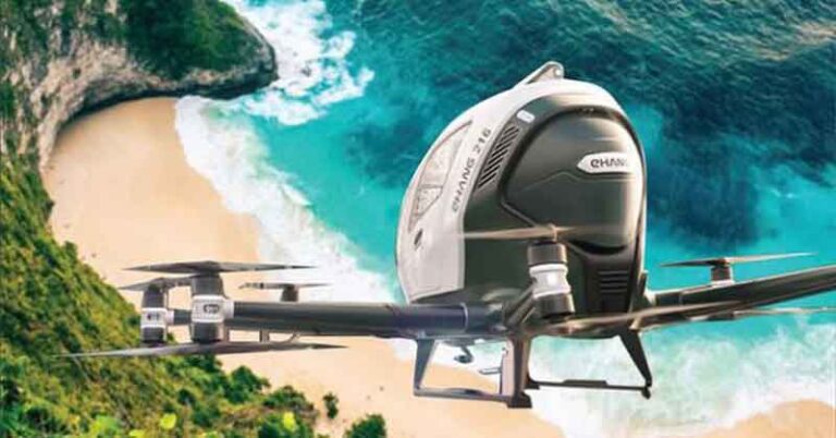 Jika Izin Keluar, Oktober 2021 Drone Ehang 216 Akan Diuji Coba di Bali
