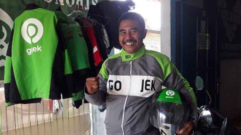 Mulyono, Pengemudi Ojek Online Pertama yang Dijuluki “Driver 001” GoJek