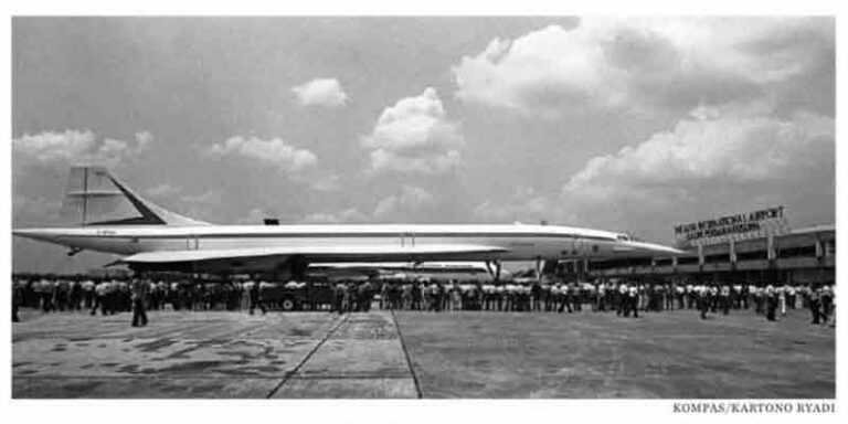 Sejarah Concorde Mendarat-Lepas Landas dari Bandara Halim Perdanakusuma, Sonic Boom Bikin Kaca Pecah?