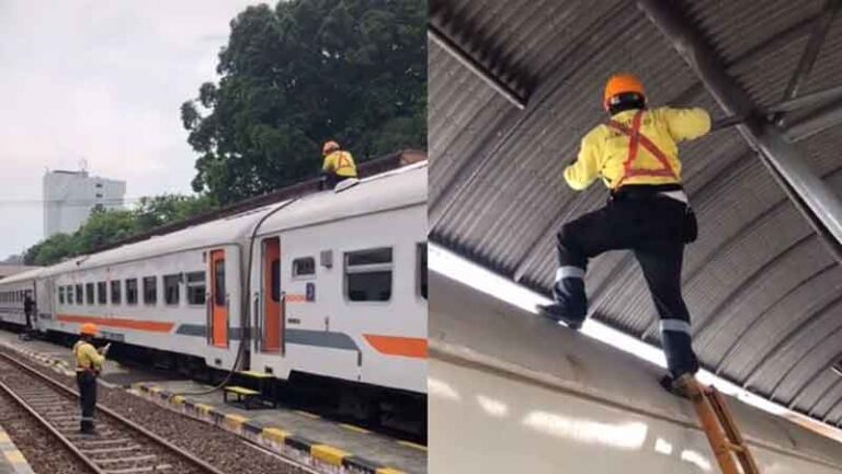Tidak Pernah Kering, Ini Rahasia Cara Pengisian Air di Toilet Kereta