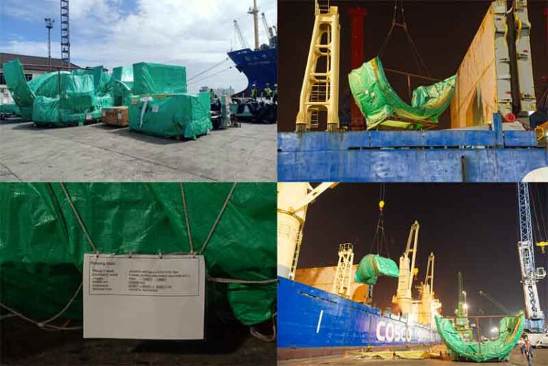 Tunnel Boring Machine Pertama untuk Jalur MRT Jakarta Fase 2A Tiba di Pelabuhan Tanjung Priok