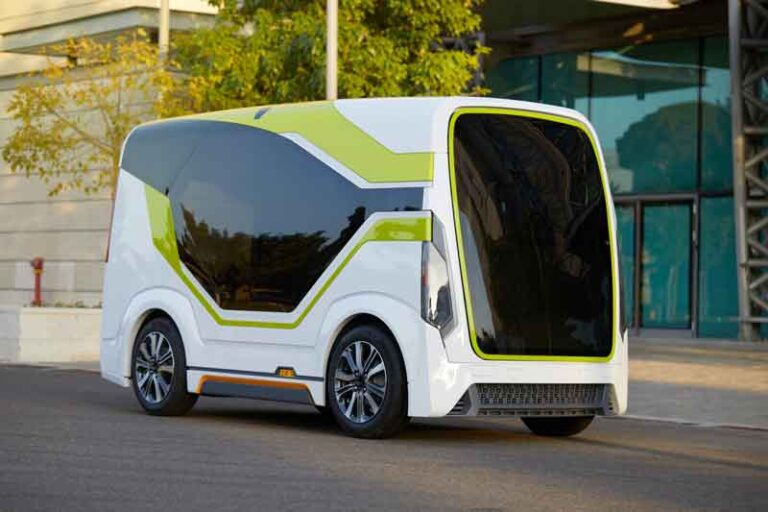Leopard EV Otonom Hadir dengan Konsep Fisik Sebagai Pengantar Barang