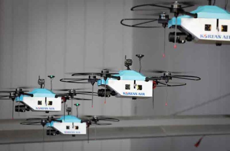 Kerahkan Kawanan Drone, Korean Air Pangkas Waktu Inspeksi Pesawat Sampai 60 Persen