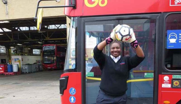 Mantan Kiper Super Falcons Beralif Profesi Sebagai Pengemudi Bus di Inggris