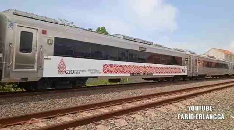 Sambut G20, Rangkaian Kereta Api Ini Sampai Ikutan ‘Ganti Baju’