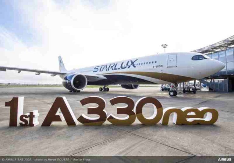 Paket dengan ACE Suite, Starlux Airlines Terima Airbus A330-900 Pertama