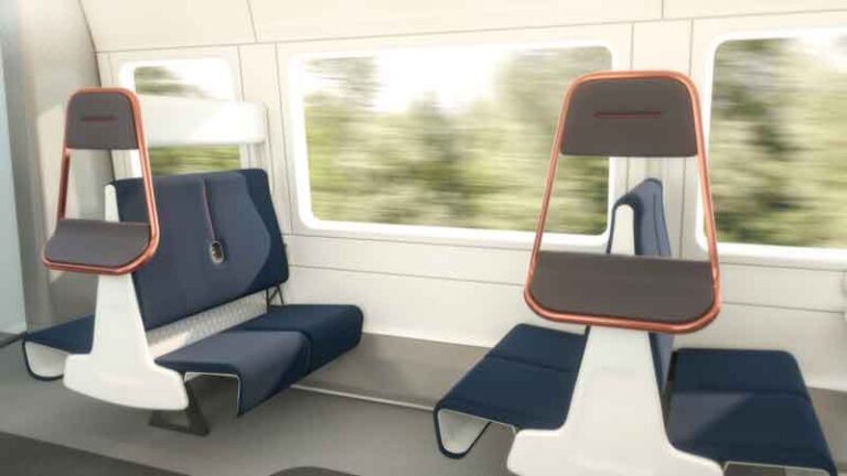 PriestmanGoode Desain Kursi Kereta yang Memuat Penumpang 30 Persen Lebih Banyak