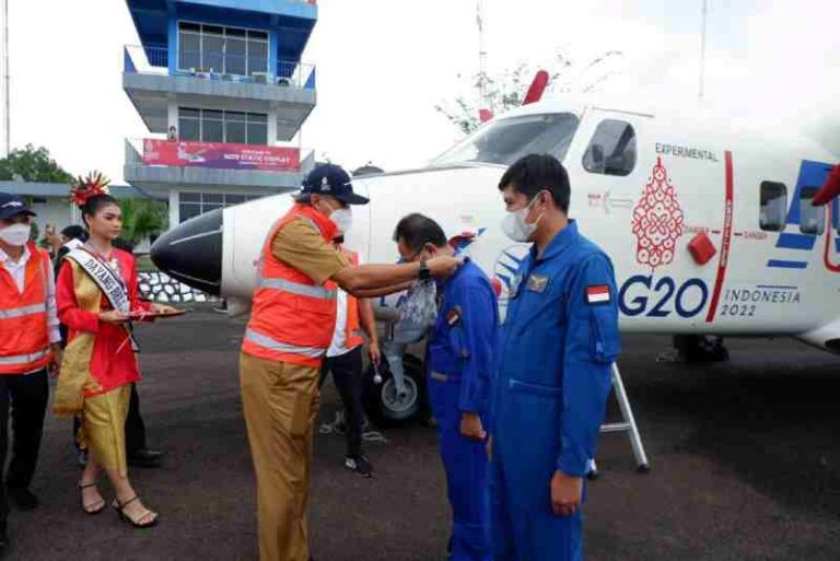 Prototipe Pesawat N-219 Hadir di Belitung dalam Side Event G20