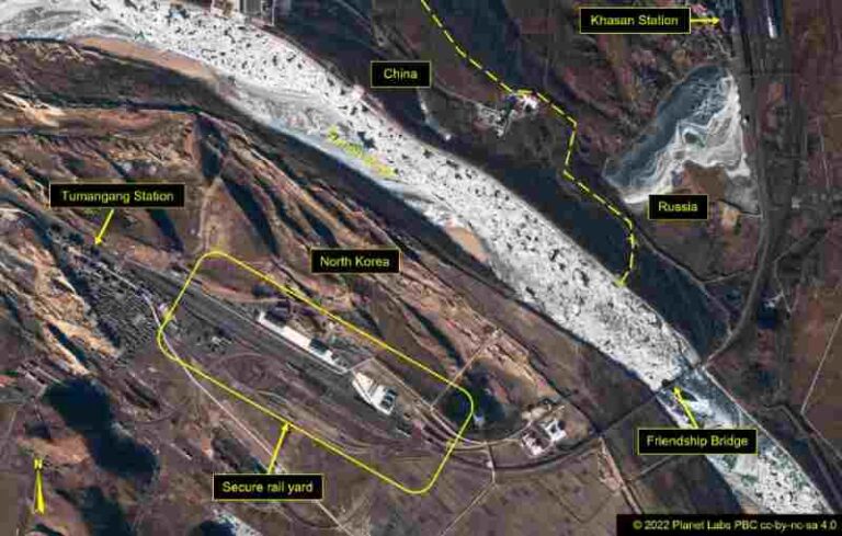 Dari Citra Satelit, Jalur Kereta Api Korea Utara – Rusia Mulai Hidup