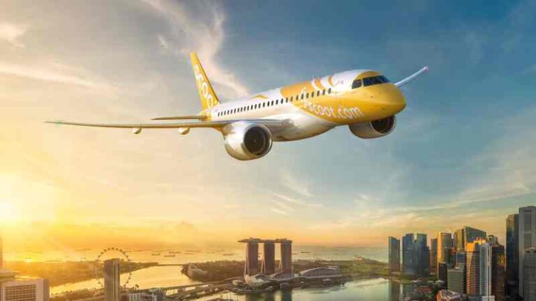 Dengan Embraer E190-E2, Scoot Buka Rute Baru ke Belitung dan Pontianak