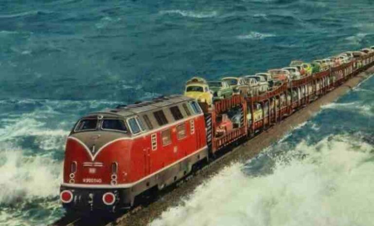 Inilah Hindenburgdamm, Jalur Kereta Api di Atas Laut Sepanjang 11 Km di Jerman