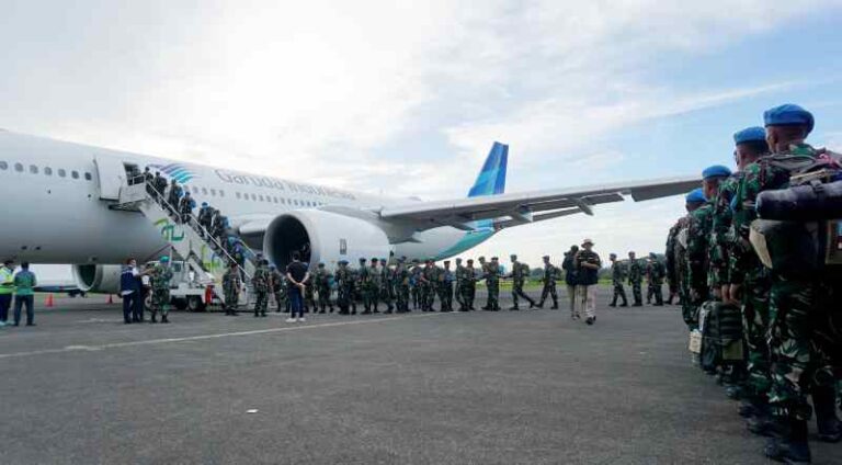 Garuda Indonesia Dukung Mobilitas Udara, Terbangkan 2115 Pasukan Perdamaian PBB ke Lebanon dan Kongo