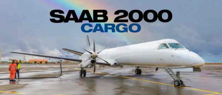 Saab 2000 Untuk Pertama Kalinya Dikonversi Jadi Pesawat Kargo