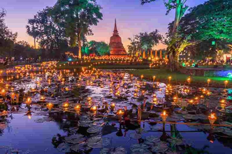 Thailand Rayakan Festival Cahaya “Loy Krathong”, Ini Pilihan Destinasi Terbaik untuk Anda