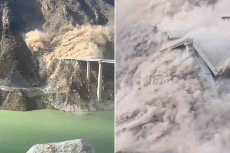 Jembatan Hongqi di Sichuan Runtuh Akibat Longsor, Infrastruktur Baru Cina Jadi Sorotan