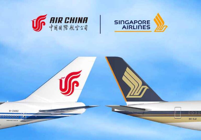 Perkuat Konektivitas, Air China dan Singapore Airlines Resmi Jajaki Kemitraan Usaha Patungan
