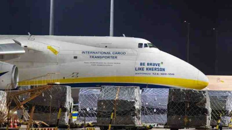 Drone Bawa Bahan Peledak Ditemukan di Bandara Leipzig/Halle Jerman, Berada di Dekat Pesawat Kargo Antonov An-124 Ukraina