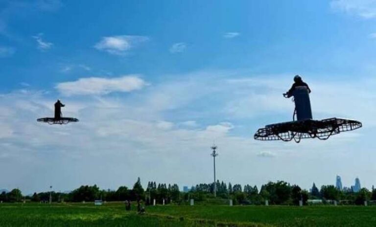 Bagaikan Papan Terbang di Udara: Startup Cina Luncurkan CoolFly Urban, eVTOL Berdiri Pertama di Dunia