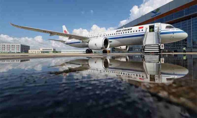 Penerbangan Internasional Reguler Perdana COMAC C919 Resmi Beroperasi ke Mongolia